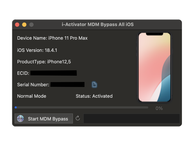 i-Activator MDM Premium Bypass Tool – iPhone &amp; iPad - iOS 9-27.x (Windows Tool )