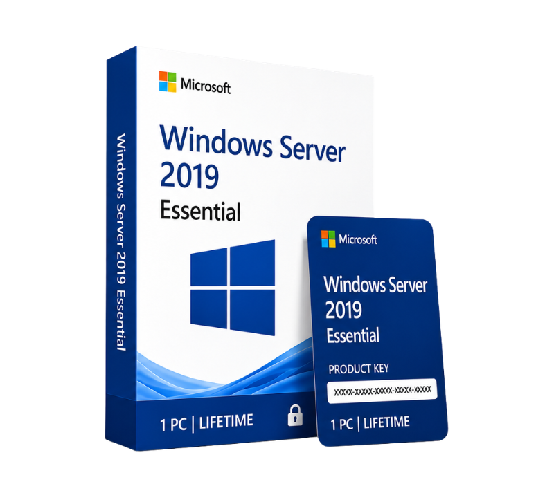 Microsoft Windows Server 2019 Essential - 1 PC (Lifetime) Image
