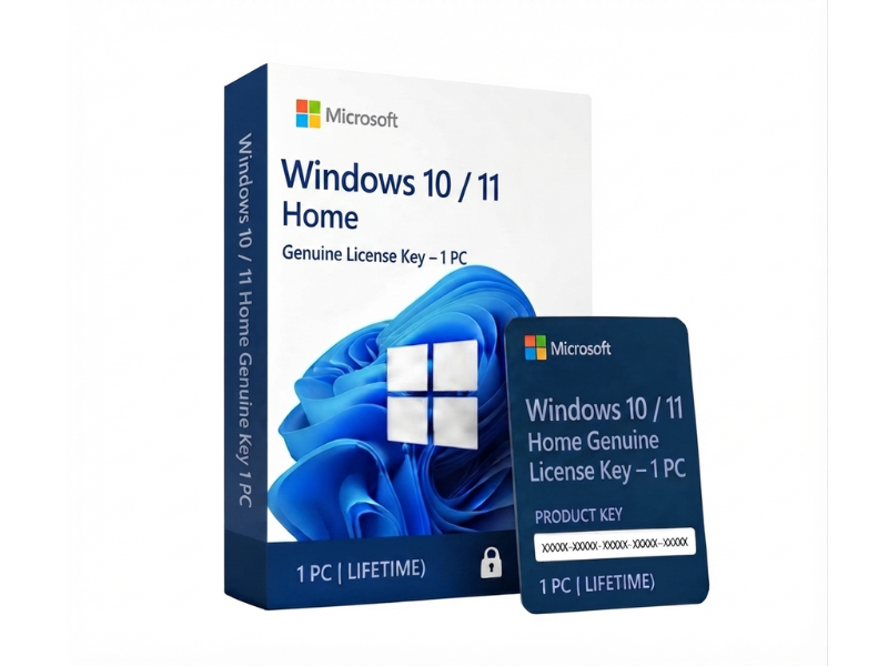 Microsoft Windows 10  / 11 Home Genuine License Key – 1 PC Image