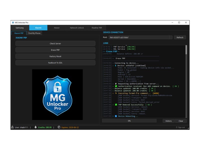 MG Unlocker Pro – Premium Package (1 Year) Image