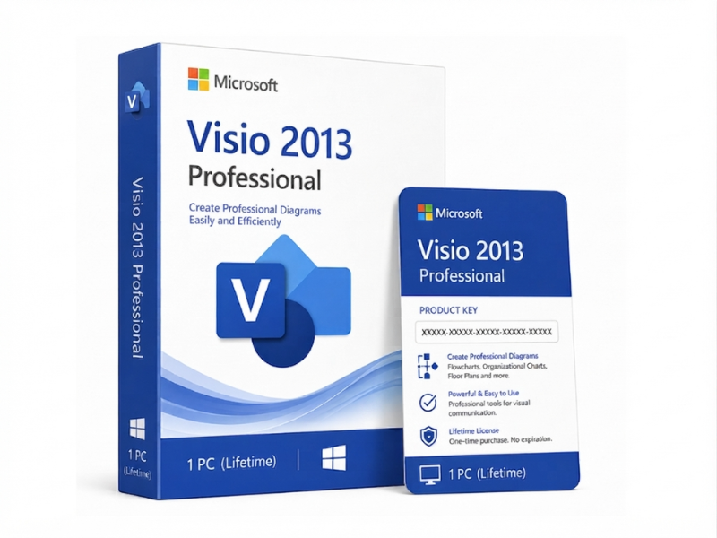 Microsoft Visio 2013 Professional 1 PC (Lifetime)