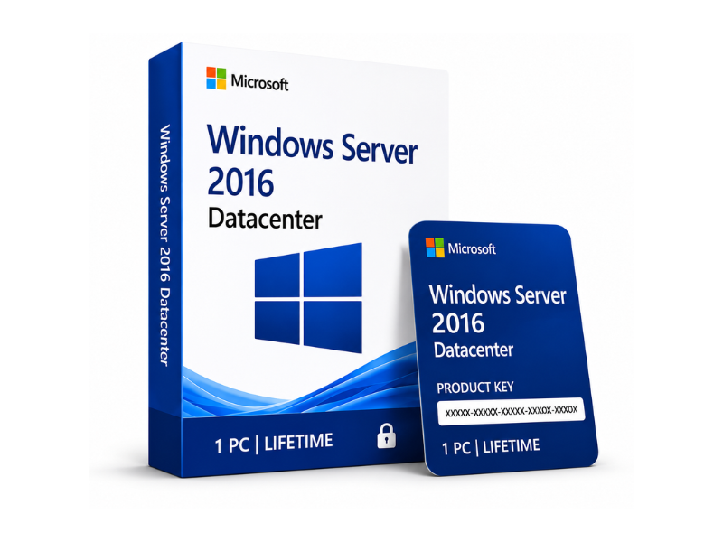 Microsoft Windows Server 2016 Datacenter - 1 PC (Lifetime) Image