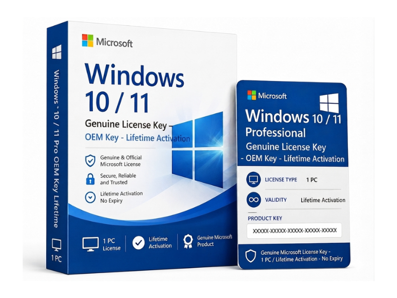 Windows 10/11 Pro OEM Lifetime Activation Image