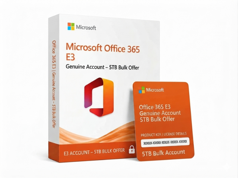 Microsoft Office 365 E3 Genuine Account – 5TB Bulk Offer Image