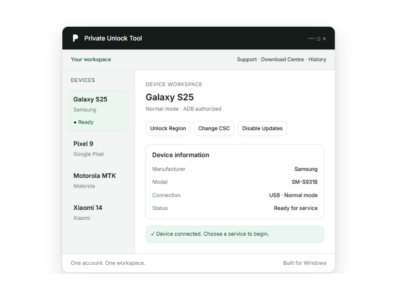 Private Unlock - Add Credits