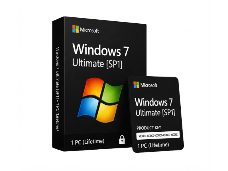 Microsoft Windows 7 Ultimate [SP1] - 1 PC (Lifetime) Image