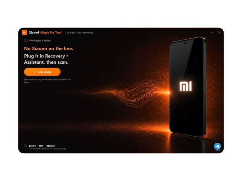 Xiaomi FRP Removal | Windows Tool | Magic One Click | All Models - Signal Labs