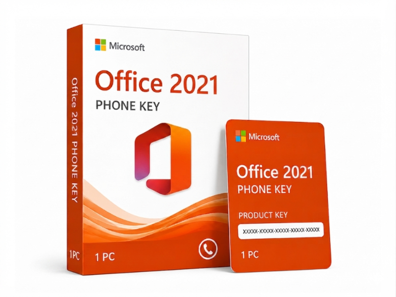 Microsoft Office 2021 PHONE KEY - 1 PC