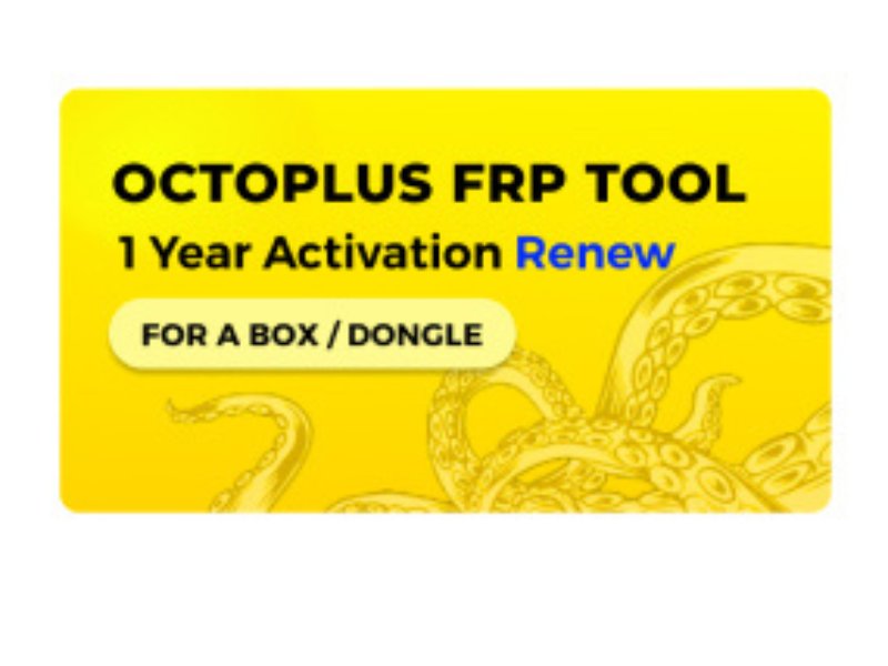 Octoplus FRP Tool 1 Year Activation Renew for a Box / Dongle