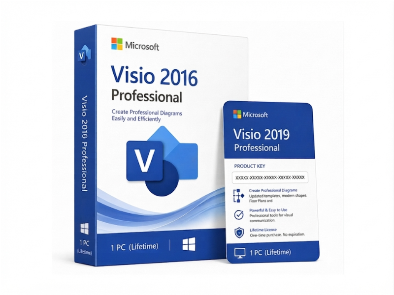 Microsoft Visio 2016 Professional 1 PC (Lifetime)