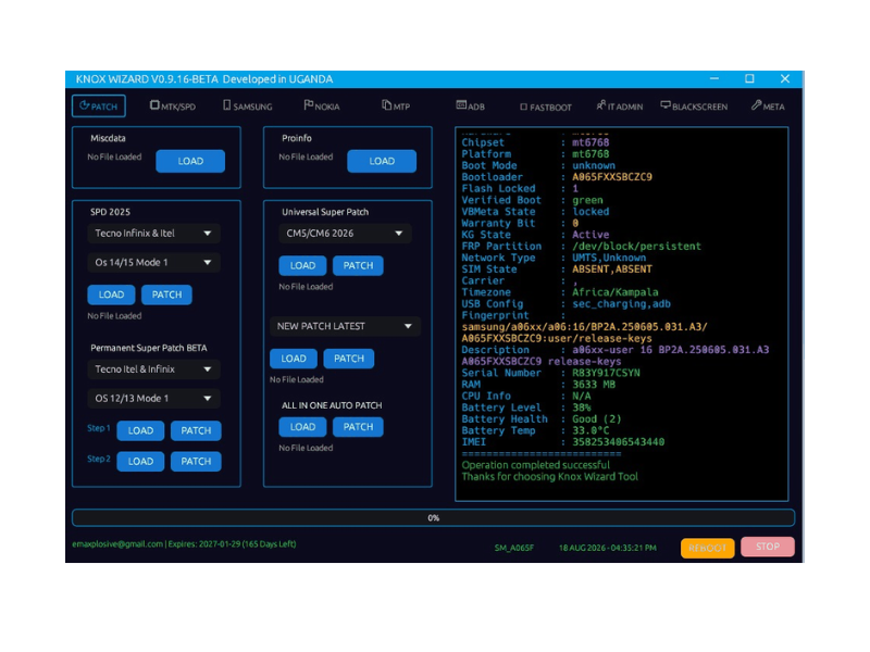 KnoxWizard.com Tool Activation – 1 PC / 6 Months