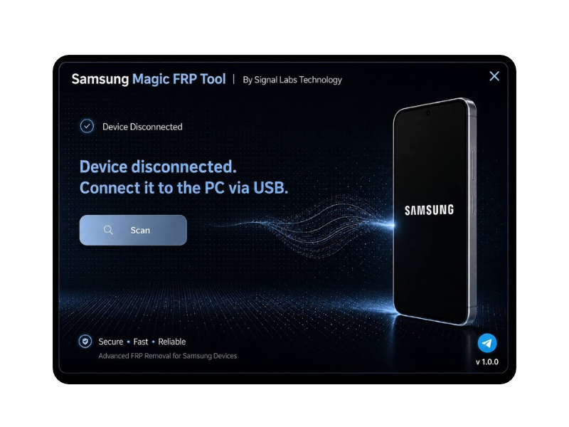 Samsung Magic FRP Bypass for USA Devices | One-Click Windows Tool