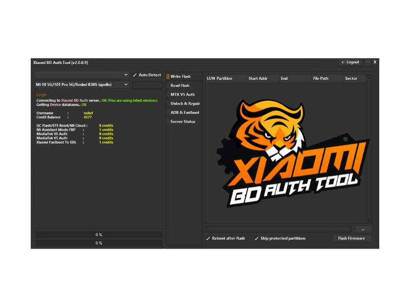 Xiaomi BD Auth Tool – Credit Top-up Existing Users (Flash / Reset EFS / FRP) Image