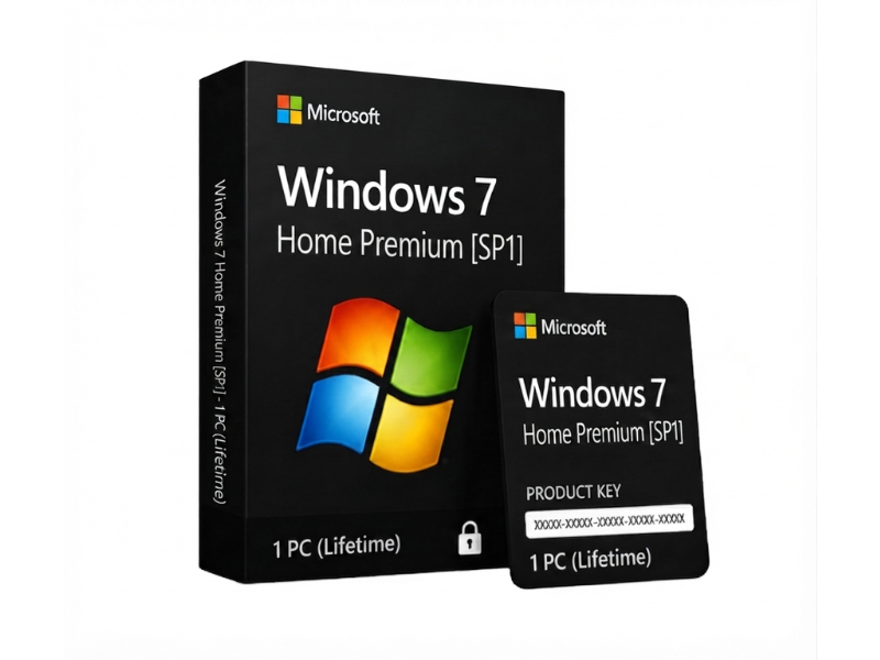 Microsoft Windows 7 Home Premium [SP1] - 1 PC (Lifetime) Image